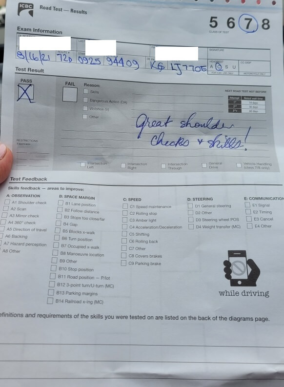 Zula Driving School pricing page proof image